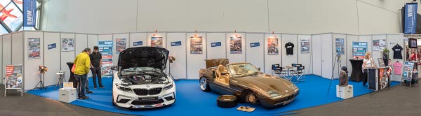 BMW Scene Magazin auf der Essen Motor Show 2018 - Panoramafoto