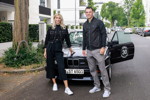 19. Juni 2018, 30. BMW International Open, Lena Gercke und Martin Kaymer im BMW M3 Cabrio