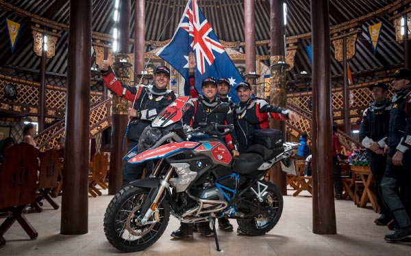 BMW Motorrad International GS Trophy Zentralasien 2018. Team Australien.