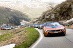 Feierliche Auslieferung von 18 der ersten BMW i8 Roadster. Anschlieende Fahrt zum Concorso d'Eleganza am Comer See.
