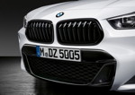 Der neue BMW X2 mit BMW M Performance Parts, Frontziergitter schwarz hochglänzend.