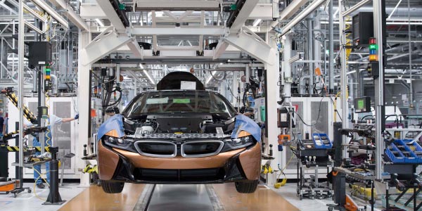 Produktion BMW i8 Roadster im BMW Group Werk Leipzig.