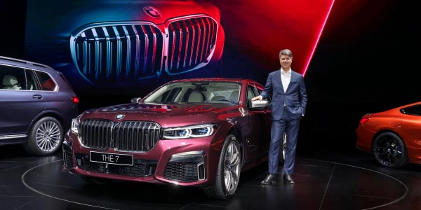 Weltpremiere der neuen BMW 7er Reihe am 16.01.2019 in Shanghai/China. Harald Krüger, Vorsitzender des Vorstands der BMW AG.