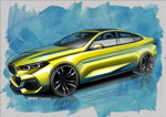 BMW 2er Gran Coupe - Designskizze Exterieur