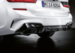 Der neue BMW 3er Touring mit M Performance Parts. U. a. mit M Performance Heckdiffusor.