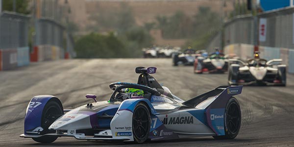 Diriyah (KSA), 21.-23. November 2019. ABB FIA Formula E Championship, Saison 6, BMW i Andretti Motorsport, BMW iFE.20, Alexander Sims.