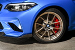Der neue BMW M 2 CS, auf neuen 19-Zoll-Schmiederädern im Y-Speichen-Design, Reifen Michelin Pilot Sport Cup 2.