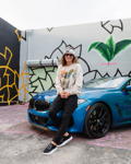 BMW M850i xDrive Cabrio in Miami mit Street Art Künstler Spencer 'MAR' Guilburt @this_means