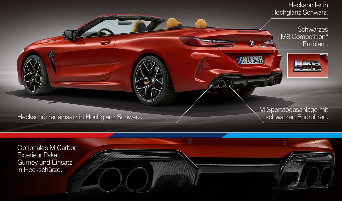 BMW M8 Coupe und BMW M4 Cabrio - Highlights