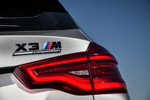 Der neue BMW X3 M Competition. Typ-Bezeichnung auf der Heckklappe.