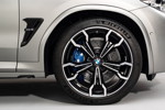 Der neue BMW X3 M Competition. 21 Zoll M Leichtmetallrad V-Speiche 765 M, Orbitgrau, Bicolor, glanzgdreht.