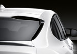 Der neue BMW X4 M mit M Performance Parts, mit exklusiven Heckfinnen.