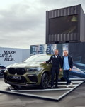 Hockenheim. 5. Oktober 2019. Der neue BMW X6 M Competition, Markus Flasch, Matthias Malmedie.