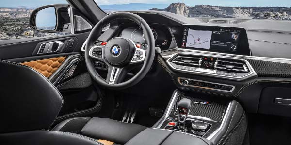Der neue BMW X6 M Competition (F96). Cockpit.