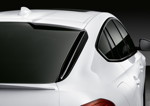 BMW X6 / X6M, M Performance Heckfinnen Schwarz hochglänzend