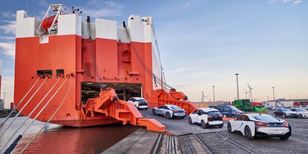 Vehicle shipment in Bremerhaven 