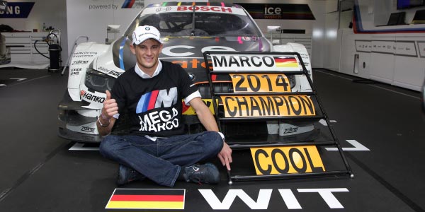 Lausitzring, 14.09.2014. DTM Champion 2014 Marco Wittmann.