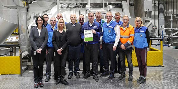 BMW Group Werk Landshut fr nachhaltigen Umgang mit Aluminium ausgezeichnet