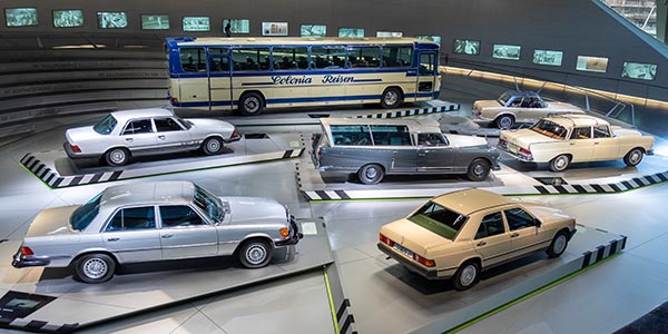 Mercedes-Benz Museum Stuttgart, Mythos 5: Vordenker - Sicherheit und Umwelt