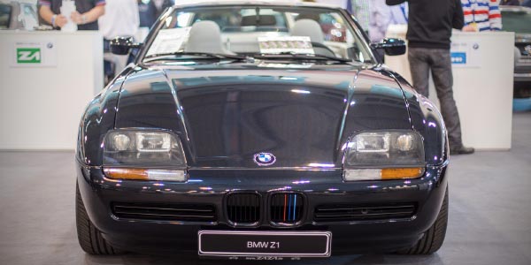 BMW Z1 von Andreas Malik, ausgestellt vom BMW Z1 Club e.V., ausgestellt auf der Techno Classica.