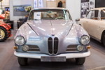 Feierabend Restaurierung auf der Techno Classica 2019, BMW 503, Baujahr 1957, Farbe: blau-metallic.