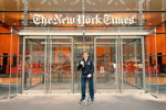 New York (USA), 8. Januar 2019. Alessandro Zanardi, Medien, Tour, New York Times.