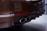 BMW Alpina B7 BiTurbo in Chestnut Bronze metallic, Heck mit Alpina Heckschürze und Doppelrohr-Auspuff-Endrohren