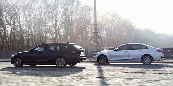 Der BMW 330e xDrive Touring und die BMW 330e xDrive Limousine