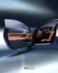 BMW 4er Coupe. Designskizze.