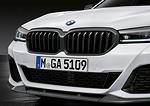 Der neue BMW 5er, M Performance Frontziergitter Carbon