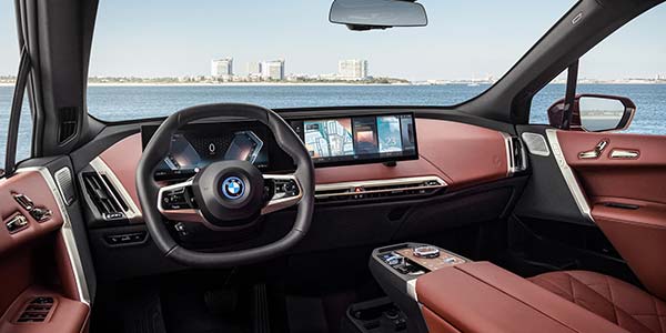 Der erste BMW iX - Sportpaket. Interieur.