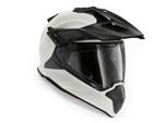 Der neue GS Carbon EVO Helm, in Farbe Light white. 