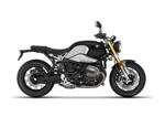 BMW R nineT. Serienfarbe Blackstorm metallic/Aluminium gebürstet.