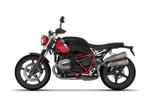 BMW R nineT Scrambler. Option 719 Blackstorm metallic/Racingred uni.