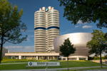 BMW Museum und BMW Konzernzentrale '4-Zylinder'