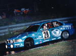 Nrburgring. Johannes Scheid, BMW M3 E36, Eifelblitz, Nrburgring 24h, Nordschleife, 1997.