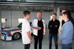 BMW Junior Team 2020. Dan Harper, Max Hesse, Neil Verhagen, Jochen Neerpasch, Dirk Adorf.