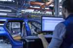 Identifizierung von Bauteilen mit RFID, Sitzmontage, BMW Group Werk Mnchen 