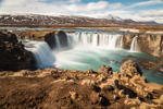 Island, Goðafoss Wasserfall
