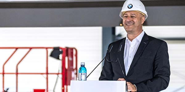 Richtfest der BMW Niederlassung Nrnberg am 25.09.2020. Thomas Fischer, Leiter der BMW Niederlassung Nrnberg