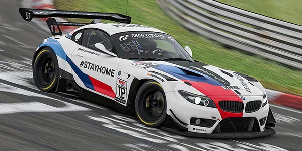 Sim racing, virtual BMW Z4 GT3, Digital Nrburgring Endurance Series powered by VCO, Nordschleife