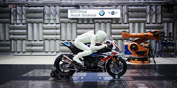 BMW Motorrad Motorsport, BMW Motorrad WorldSBSK Team, BMW S 1000 RR, 3D Scanner, BMW Group Akustik Windkanal in Eugene Laverty (IRL)