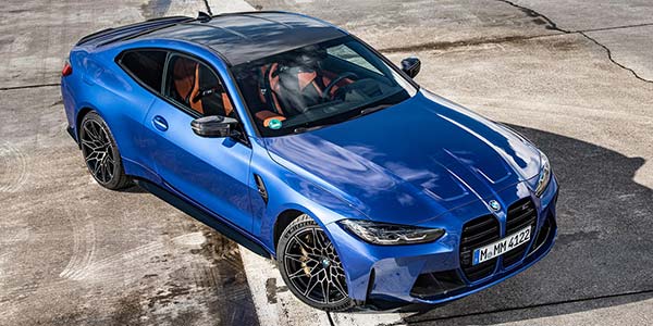Das neue BMW M4 Competition Coupé, Portimao Blau