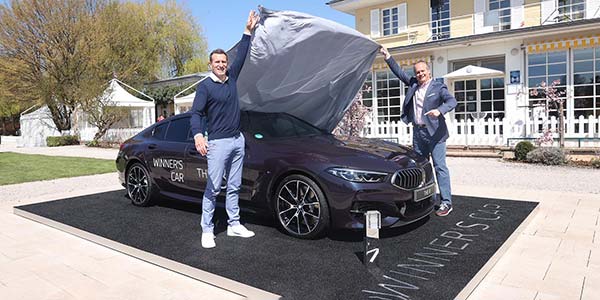 Patrik Kühnen (BMW Open Turnierdirektor), Sebastian Mackensen (Leiter Markt Deutschland BMW Group)BMW M850i xDriveGran Coupé: 