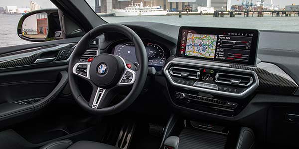 Der neue BMW X4 M Competition, Interieur vorne