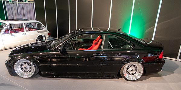 BMW 330Ci Coupé (E46), ausgestellt auf der Sondershow 'TuningXperience' auf der Essen Motor Show 2021.