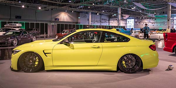 BMW M4 (F82), ausgestelt in der Sondershow 'TuningXperience' auf der Essen Motor Show 2021.