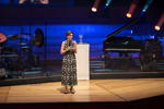 Finale des BMW Welt Jazz Award 2020: Ilka Horstmeier, Mitglied des Vorstands der BMW AG. 23. Juli 2021, Philharmonie im Gasteig, München.