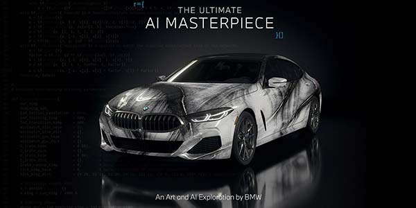 The Ultimate AI Masterpiece, An Art and AI Exploration by BMW, inspiriert von Lee Bae, 2021.