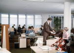Funktionsmodell - Vorschläge für die Büro-Einrichtung, BMW Hochhaus (Großraumbüro, Schreibtische), 1968. 